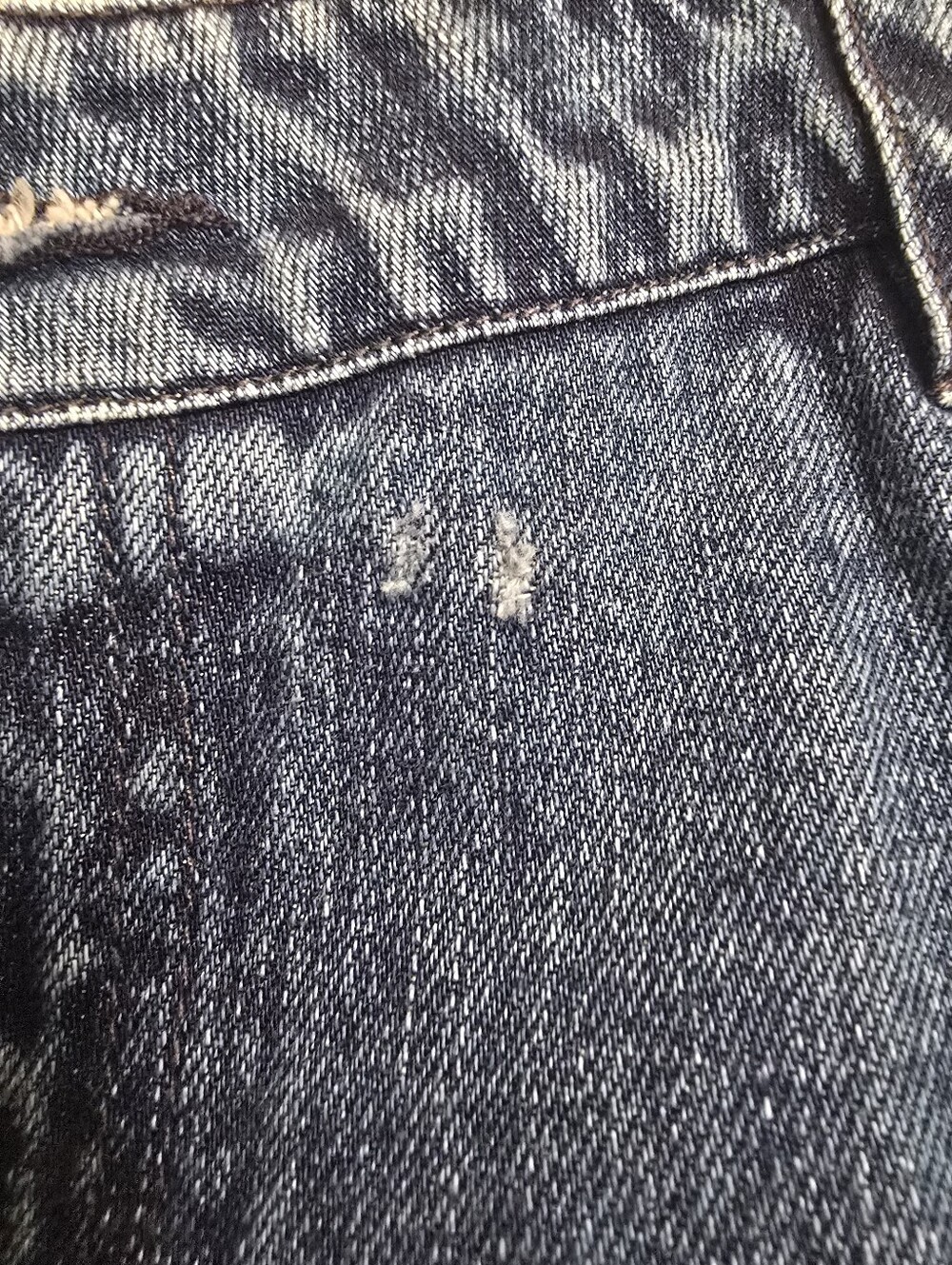 Free People Flared Jeans with Paisley inset (28) - Picture 8 of 10
